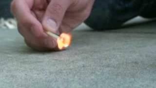 Lighting a Match in Slow Motion