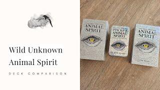 Comparison of 3 Editions of The Wild Unknown Animal Spirit by Kim Krans