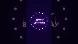 HAPPY BIRTHDAY STATUS ||BLACK SCREENWHATSAPP STATUS VIDEO #short#happybirthday#status#shorts#love