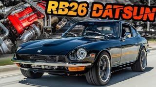 RB26 Powered Datsun 240Z Street Pulls SOUND AMAZING! (Cleanest 240Z We've Ever Seen)