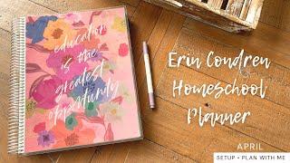 Erin Condren Homeschool Planner / Setup and Plan With Me