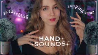 1H RELAXING ASMR    Tapping, Scratching, Hand Sounds, Gentle Touches and Whispers ️ 4K ESP