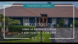  Stunning Home in Luxury Community in the Heart of Palm Beach Gardens!