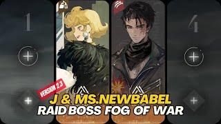 Reverse: 1999 CN - J & MS.NEWBABEL | NO HEALER | SSS Raid Boss "FOG OF WAR" V2.3