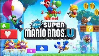 New Super Mario Bros. U 2 - Tilted Tunnel