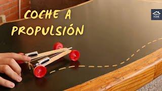 Coche a propulsión // Energía cinética y potencial