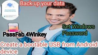 Review and uses of the application PassFab 4Winkey (Android)