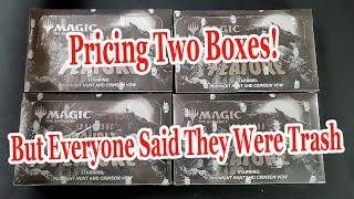 PRICING TWO ENTIRE DOUBLE FEATURE BOXES