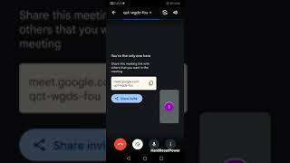 how to turn on security on Google meet link on any Android phone