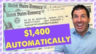 IRS CONFIRMS AUTOMATIC $1,400 Checks Going Out | Please Listen Closely