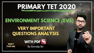 WB Primary TET 2020-21 | Environment Science (EVS) Very Important Question & Answers