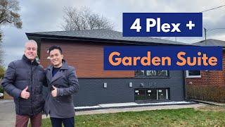 Tour of 4 Unit Conversion + Garden Suite in Toronto | Multiplex & ADU Project