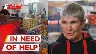 Roles reversed as food relief charity calls on community to stay alive | A Current Affair