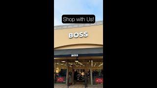 Shop With Us at BOSS! #citadeloutlets #shopwithus #shorts #hugoboss