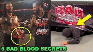 5 WWE Bad Blood 2024 Secrets & Surprises You Missed Roman Reigns, Jimmy Uso, Cody Rhodes Paul Heyman