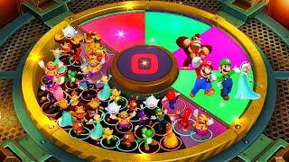 Super Mario Party Minigames - Mario vs Luigi vs Donkey Kong vs Rosalina (Master CPU)