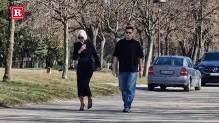 Jelena Karleuša na sahrani Saše Popovića