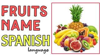 Learn Fruits  Name In Spanish Language  #vocabulary #learn #fruits