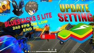 Bluestacks 5 Lite Optimized Run 240 FPS On Low End PC (PROOF) | MELHOR CONFIGURAÇÃO PARA 240 FPS