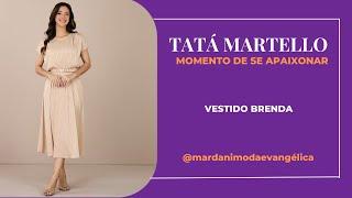 Vestido Tata Martello Brenda - Mardani Moda Evangélica