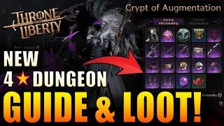 Throne & Liberty - How to Beat New 4⭐Dungeon! - Full Weapon Changes, Earring Traits & All Loot!