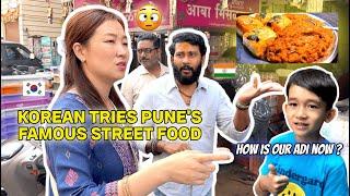 Korean tries Pune's famous street food | How is our Adi now?