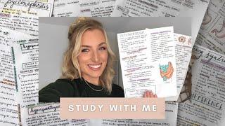 STUDY WITH ME | my first quarter of nursing school: study routine + tips