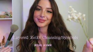 ASMR Reiki ️Powerful Energy Cleansing, re center nervous system (Clearing thunder storm, card pull)