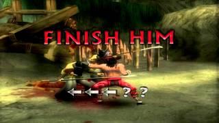 Mortal kombat shaolin monks Fatality,Brutality,Multality
