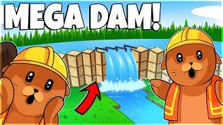 Engineering a MEGA DAM to survive in Timberborn!