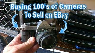 Buying 100's Of Cameras To Sell On eBay || Selling Cameras On eBay In 2022