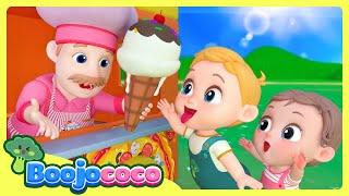 The Muffin Man - Song With Ice Cream | Boojococo Nursery Rhymes & Kids Songs