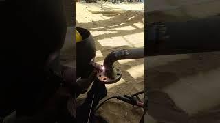 Flanging 101: The Ultimate Guide to TIG Welding 2" tig tha all flange we #shorts #sorts #sortvideo