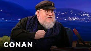 George R.R. Martin Is Writing As Fast As He Can | CONAN on TBS
