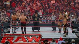 Randy Orton, Edge,JBL & Chavo Guerrero vs Triple H, Undertaker, John Cena &Kane Pt.1 RAW Apr 21,2008