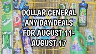 DOLLAR GENERAL ANY DAY COUPONING DEALS FOR AUGUST 11 - 17