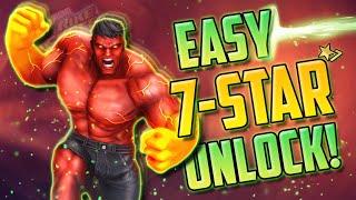 *EASY 7-STAR RED HULK* For New Players! - Marvel Strike Force