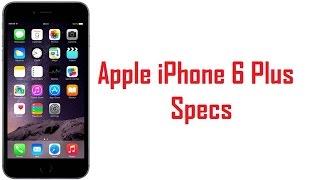 Apple iPhone 6 Plus Specs & Features