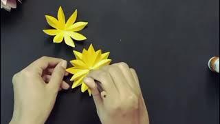 Easy paper craft| easy beautiful paper flower| Paper craft ideas|