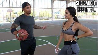 Instagram model plays me Basketball for my HEART!