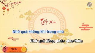 TẾT XA - BẢO UYÊN (Guitar beat solo karaoke), Muoi Music | Muối SV