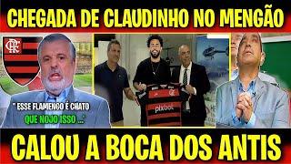 PARA TUDO NAÇÃO! CHEGADA DE CLAUDINHO NO MENGÃO CALOU OS CRÍTIC0S! NOTÍCIAS DO FLAMENGO