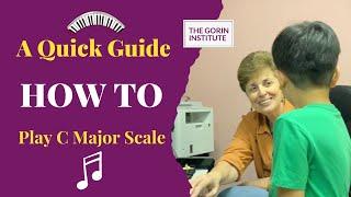 How to Play C Major Scale 2 Octaves. Piano Tutorial. Irina Gorin. Jerry (7)