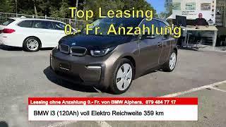 BMW i3 120Ah voll Elektro Reichweite 359 km Schnell-Ladung-AC/DC, 2.2019, 27 000 km, 29 399.- Fr.