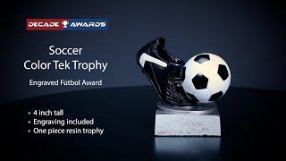 360 view - 60022GS Soccer Trophy, Color Tek by Decade Awards!