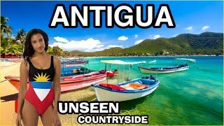 OMG ! The UNSEEN side of Antigua . Driving through the Entire Country!