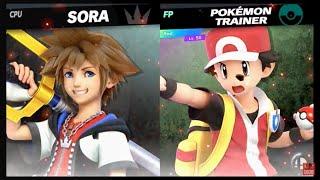 Super Smash Bros Ultimate Amiibo Fights – Sora & Co #312 Sora vs Red