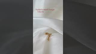 Abstract design of 18k gold plated ring best for everyday look follow for more !