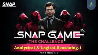 SNAP 2024 - Analytical & Logical Reasoning - 1 : Daily Practice Session with Amiya Sir