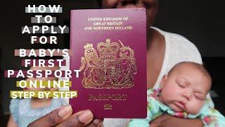 How to apply for BABY'S FIRST BRITISH PASSPORT online  (step-by-step)| UK | 2020